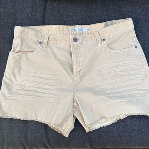 Carve Designs Beige Corduroy Shorts